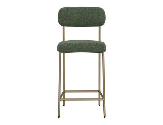IFD - Salamanca - Wooden Frame & Metal Base, 30in Upholstered Barstool - IUP801-BST30-111 view 2