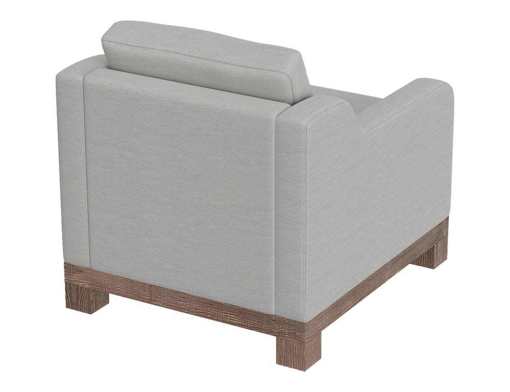 IFD  - Samba  - Wooden Frame & Base, Armchair  - Beige  - IUP298-ACH-131 view 3