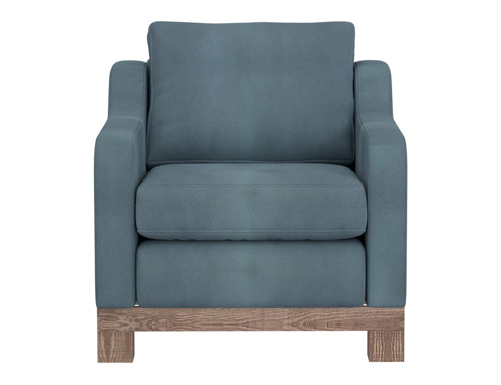 IFD  - Samba  - Wooden Frame & Base, Armchair  - Blue  - IUP298-ACH-233 view 2