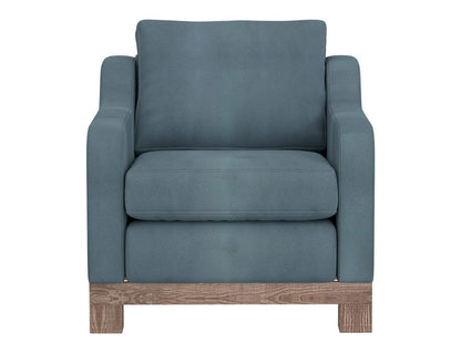 IFD  - Samba  - Wooden Frame & Base, Armchair  - Blue  - IUP298-ACH-233 view 2