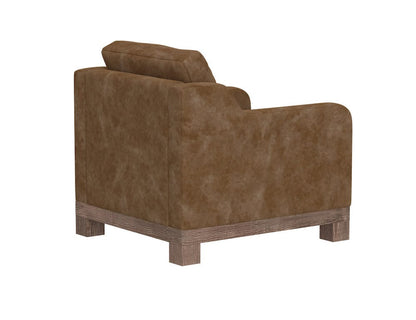 IFD  - Samba  - Wooden Frame & Base, Armchair  - Cognac  - IUP298-ACH-202 view 3
