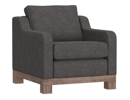 IFD  - Samba  - Wooden Frame & Base, Armchair  - Gray  - IUP298-ACH-121 view 1