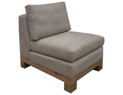 IFD  - Samba  - Wooden Frame & Base, Armless Chair  - Gray  - IUP298-ALC-151 view 1