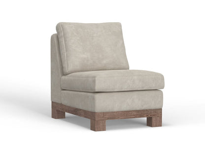 IFD  - Samba  - Wooden Frame & Base, Armless Chair  - Gray  - IUP298-ALC-210 view 1