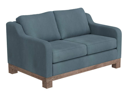 IFD  - Samba  - Wooden Frame & Base, Loveseat  - Blue  - IUP298-LOV-233 view 1