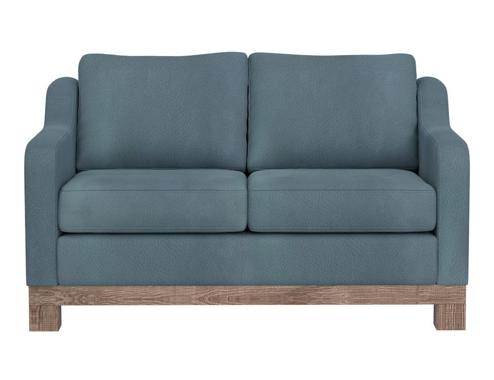 IFD  - Samba  - Wooden Frame & Base, Loveseat  - Blue  - IUP298-LOV-233 view 2