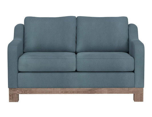 IFD  - Samba  - Wooden Frame & Base, Loveseat  - Blue  - IUP298-LOV-233 view 2