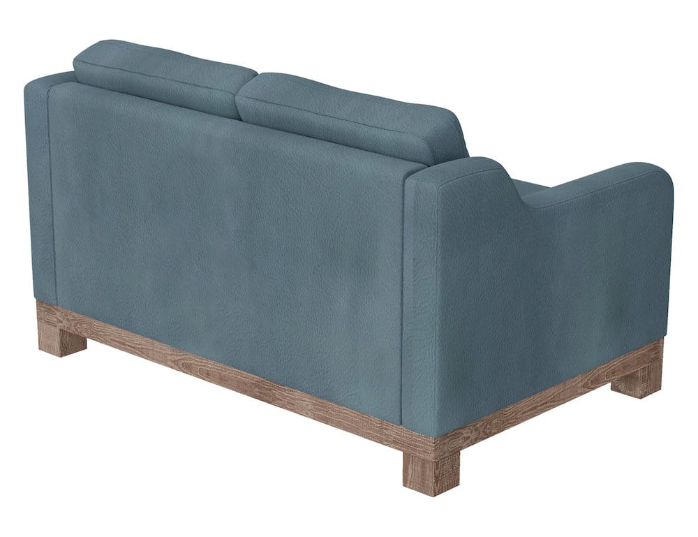 IFD  - Samba  - Wooden Frame & Base, Loveseat  - Blue  - IUP298-LOV-233 view 3
