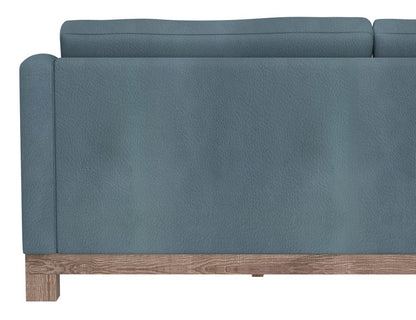 IFD  - Samba  - Wooden Frame & Base, Loveseat  - Blue  - IUP298-LOV-233 view 6
