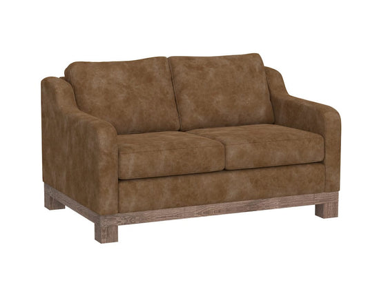 IFD  - Samba  - Wooden Frame & Base, Loveseat  - Cognac  - IUP298-LOV-202 view 1