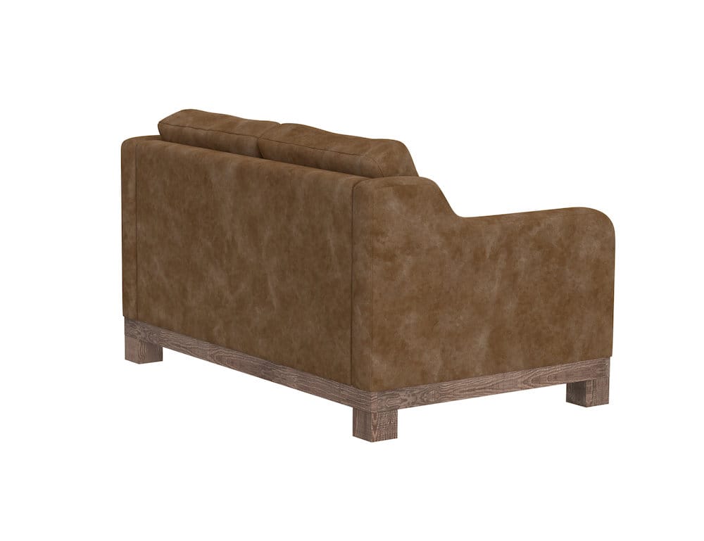 IFD  - Samba  - Wooden Frame & Base, Loveseat  - Cognac  - IUP298-LOV-202 view 3