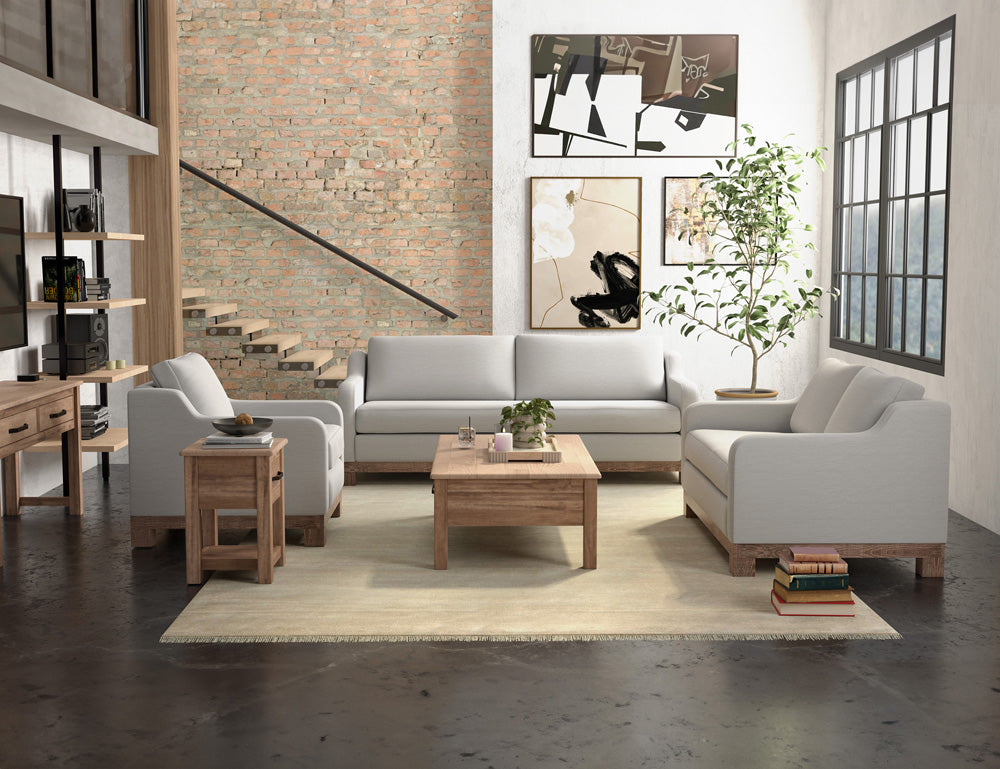 IFD - Samba - Wooden Frame & Base, Loveseat - IUP298-LOV-131 view 4
