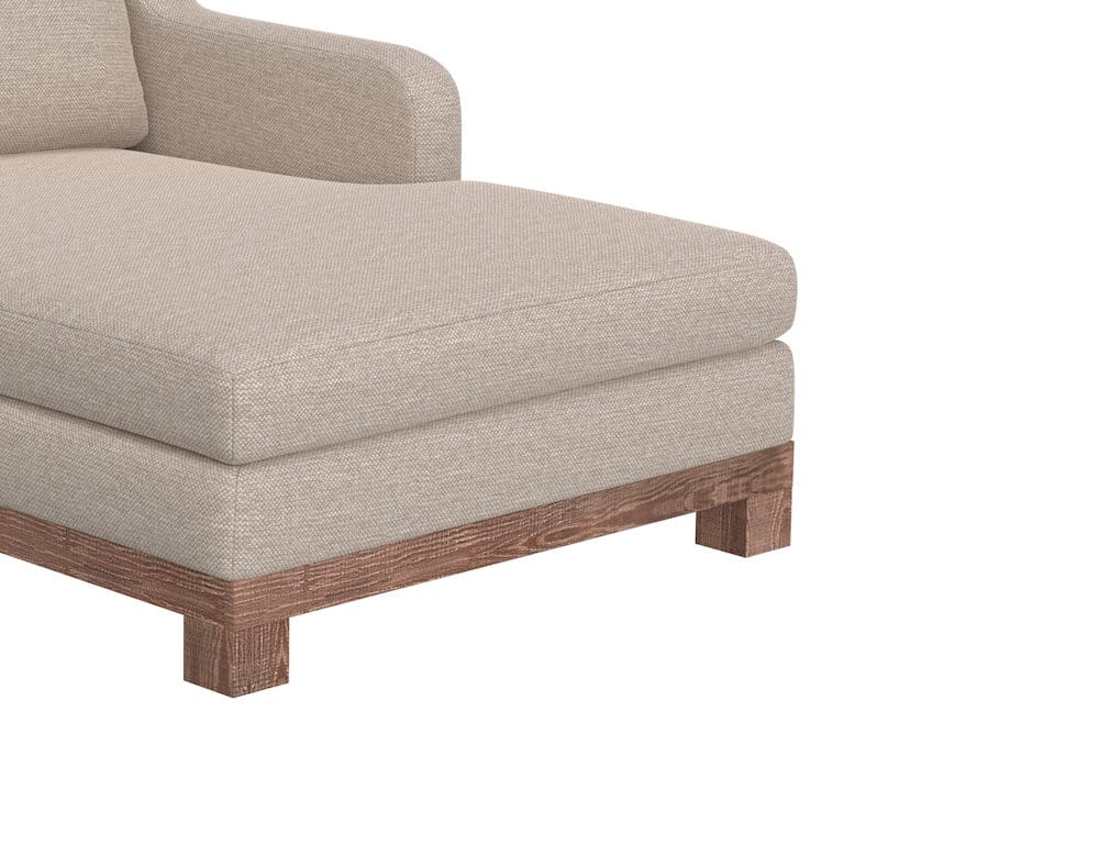 IFD  - Samba  - Wooden Frame & Base, Sectional  - Beige  - IUP298-CSE-RT-161 view 4
