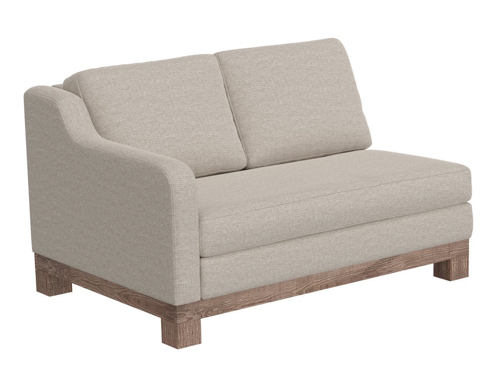 IFD  - Samba  - Wooden Frame & Base, Sectional  - Beige  - IUP298-LOV-LF-161 view 1