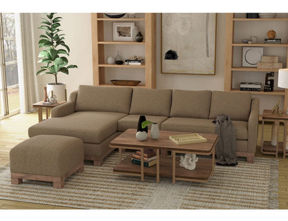 IFD  - Samba  - Wooden Frame & Base, Sectional  - Brown  - IUP298-CSE-RT-152 view 3