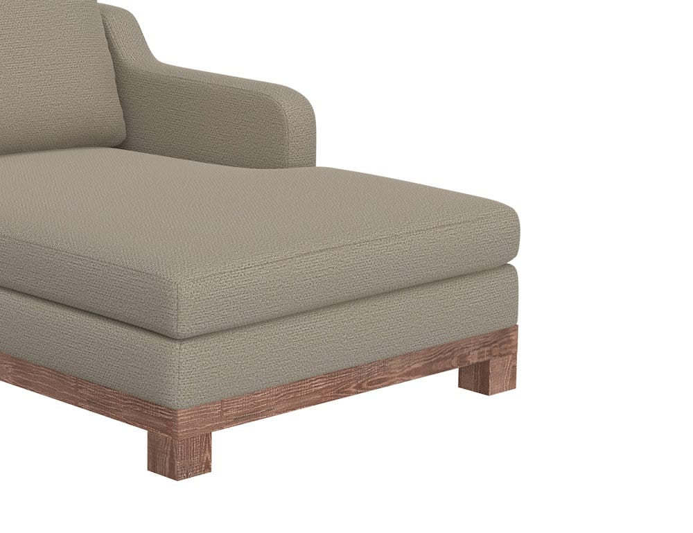 IFD  - Samba  - Wooden Frame & Base, Sectional  - Gray  - IUP298-CSE-RT-151 view 4