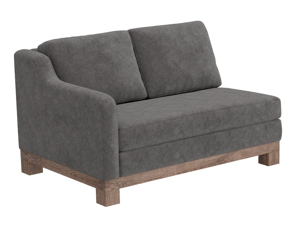 IFD  - Samba  - Wooden Frame & Base, Sectional  - Gray  - IUP298-LOV-LF-121 view 1