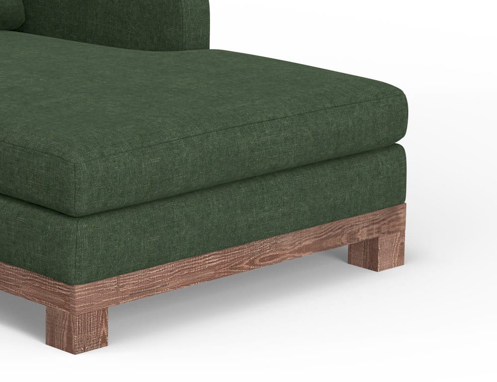 IFD  - Samba  - Wooden Frame & Base, Sectional  - Green  - IUP298-CSE-RT-111 view 4