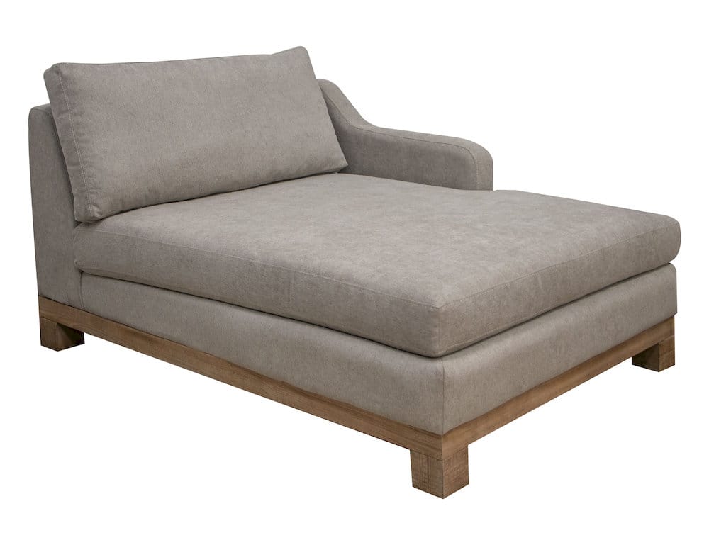IFD  - Samba  - Wooden Frame & Base, Sectional Left Chaise  - Gray  - IUP298-CSE-LF-151 view 1