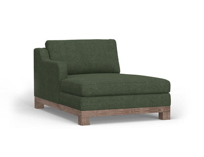 IFD  - Samba  - Wooden Frame & Base, Sectional Left Chaise  - Green  - IUP298-CSE-LF-111 view 1
