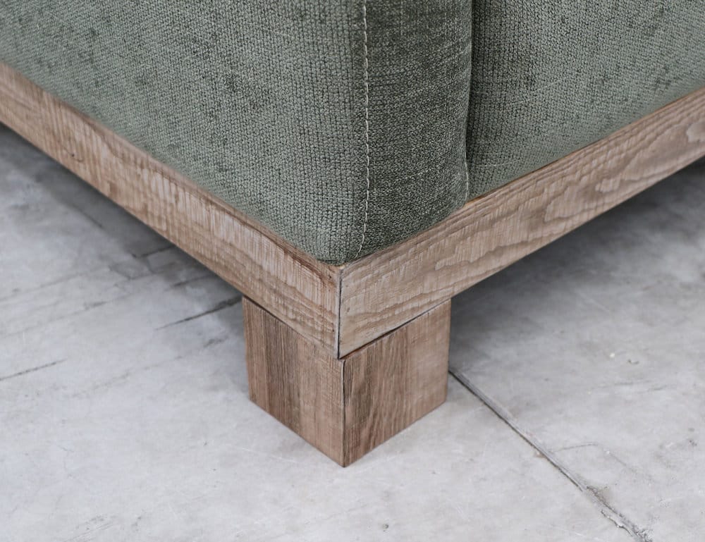 IFD  - Samba  - Wooden Frame & Base, Sectional Left Chaise  - Green  - IUP298-CSE-LF-111 view 3