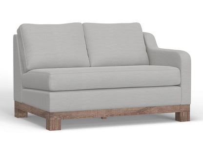 IFD  - Samba  - Wooden Frame & Base, Sectional Right-Arm Loveseat  - Beige  - IUP298-LOV-RT-131 view 1