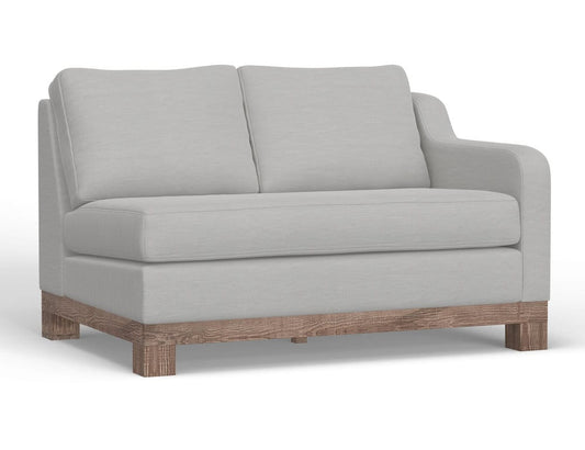 IFD  - Samba  - Wooden Frame & Base, Sectional Right-Arm Loveseat  - Beige  - IUP298-LOV-RT-131 view 1