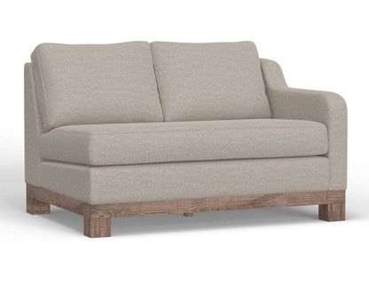IFD  - Samba  - Wooden Frame & Base, Sectional Right-Arm Loveseat  - Beige  - IUP298-LOV-RT-161 view 1