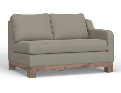 IFD  - Samba  - Wooden Frame & Base, Sectional Right-Arm Loveseat  - Gray  - IUP298-LOV-RT-151 view 1