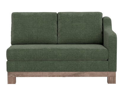 IFD  - Samba  - Wooden Frame & Base, Sectional Right-Arm Loveseat  - Green  - IUP298-LOV-RT-111 view 2