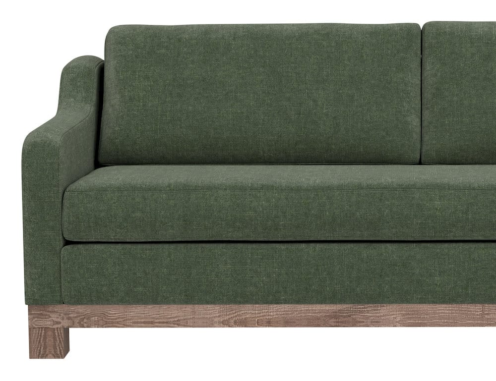 IFD  - Samba  - Wooden Frame & Base, Sectional Right-Arm Loveseat  - Green  - IUP298-LOV-RT-111 view 6