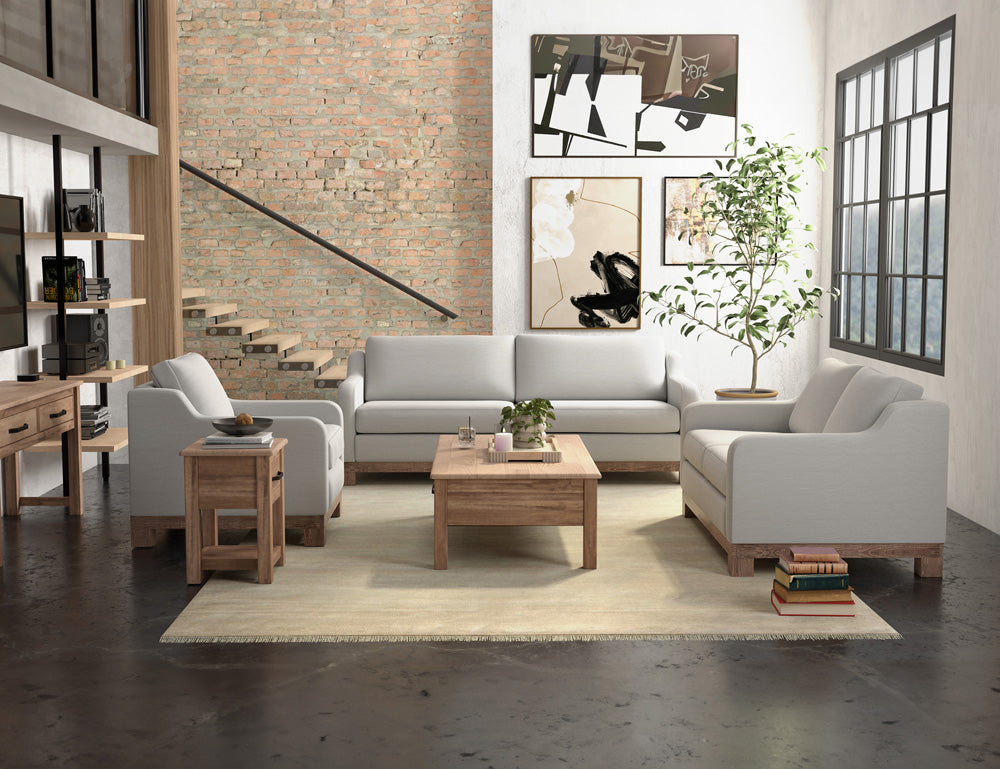 IFD - Samba - Wooden Frame & Base, Two-Cushion Loveseat - IUP298-LOV-131-A view 3