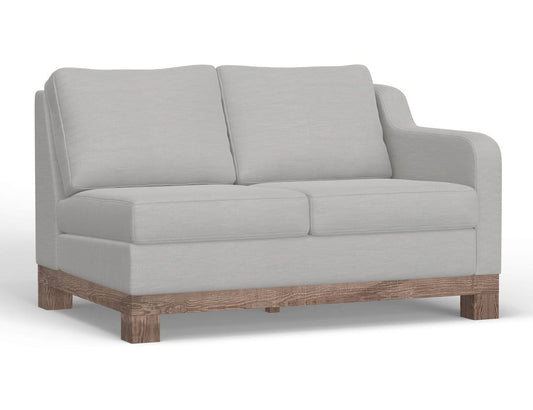 IFD  - Samba  - Wooden Frame & Base, Two-Cushion Sectional Right-Arm Loveseat  - Beige  - IUP298-LOV-RT-131-A view 1