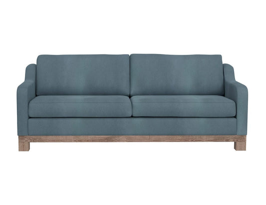 IFD  - Samba  - Wooden Frame & Base, Two-Cushion Sofa  - Blue  - IUP298-SOF-233 view 2