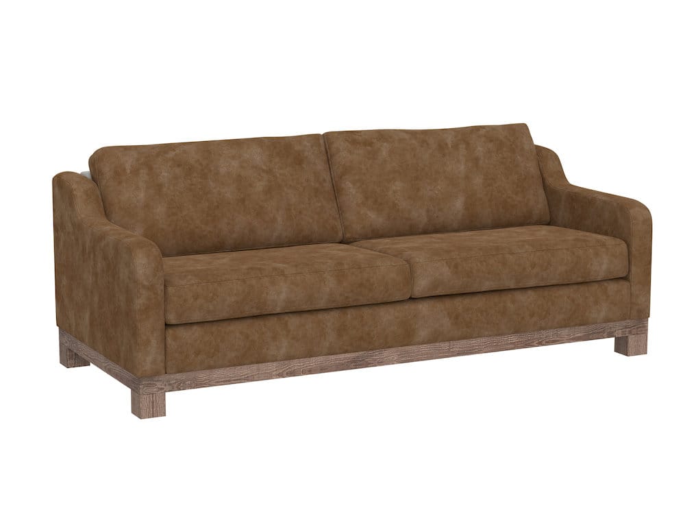IFD  - Samba  - Wooden Frame & Base, Two-Cushion, Sofa  - Cognac  - IUP298-SOF-202 view 1