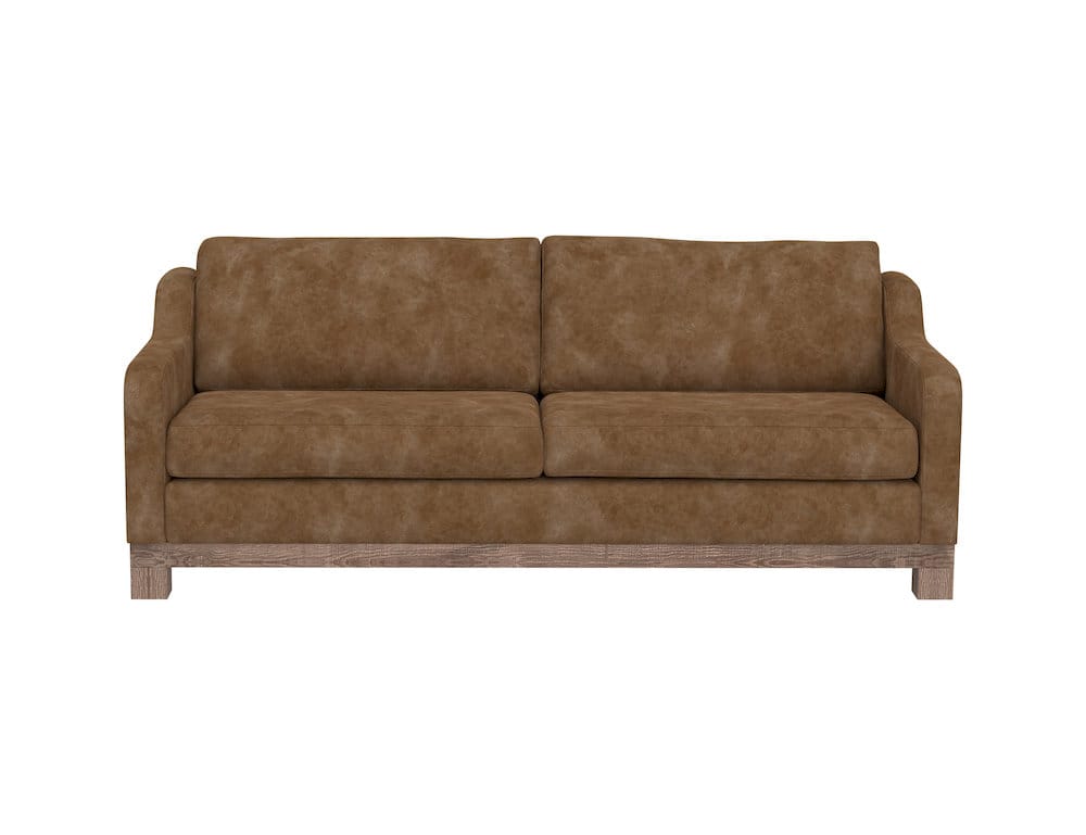 IFD  - Samba  - Wooden Frame & Base, Two-Cushion, Sofa  - Cognac  - IUP298-SOF-202 view 2