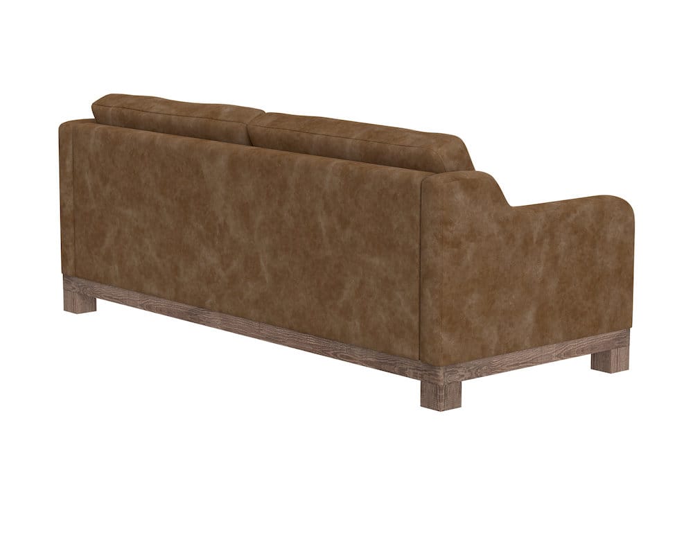 IFD  - Samba  - Wooden Frame & Base, Two-Cushion, Sofa  - Cognac  - IUP298-SOF-202 view 3