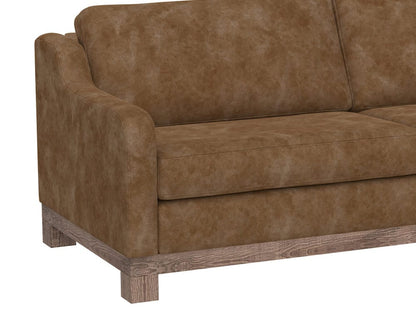 IFD  - Samba  - Wooden Frame & Base, Two-Cushion, Sofa  - Cognac  - IUP298-SOF-202 view 5