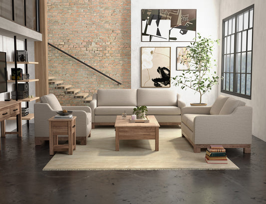 IFD - Samba - Wooden Frame & Base, Two-Cushion Sofa - IUP298-SOF-161-A view 2