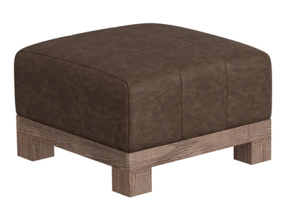 IFD - Samba - Wooden Frame & Base, Upholstered Square Ottoman - IUP298-OTT-212 view 1