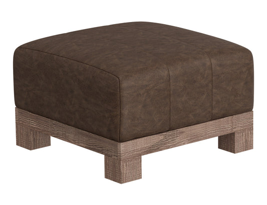 IFD - Samba - Wooden Frame & Base, Upholstered Square Ottoman - IUP298-OTT-212 view 1