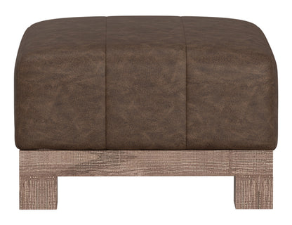 IFD - Samba - Wooden Frame & Base, Upholstered Square Ottoman - IUP298-OTT-212 view 2