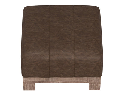 IFD - Samba - Wooden Frame & Base, Upholstered Square Ottoman - IUP298-OTT-212 view 3