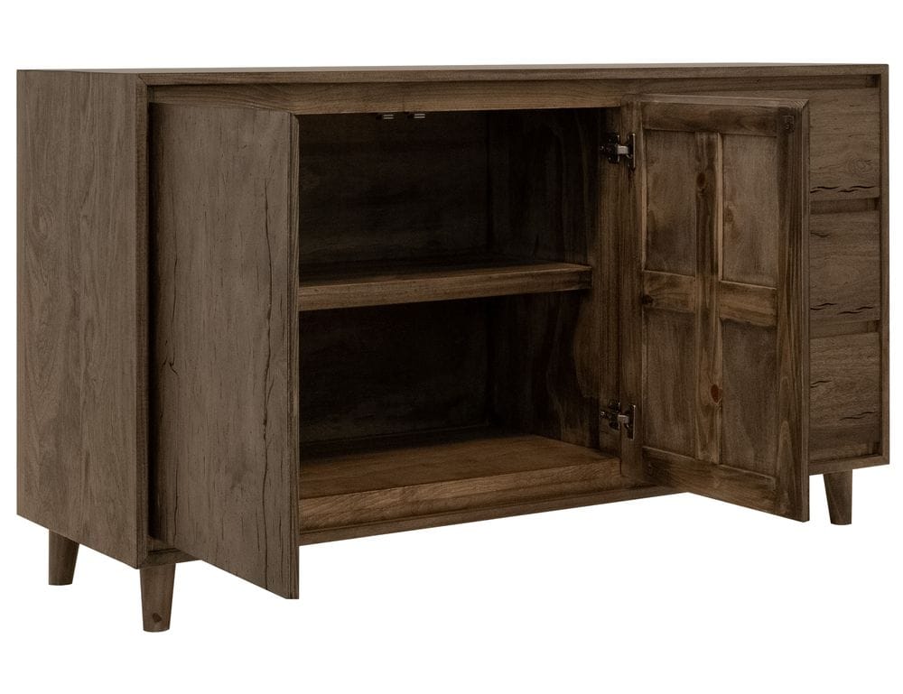 IFD - Savia - 3 Drawer & 2 Door, Console in Brown - IFD7101CNS view 4