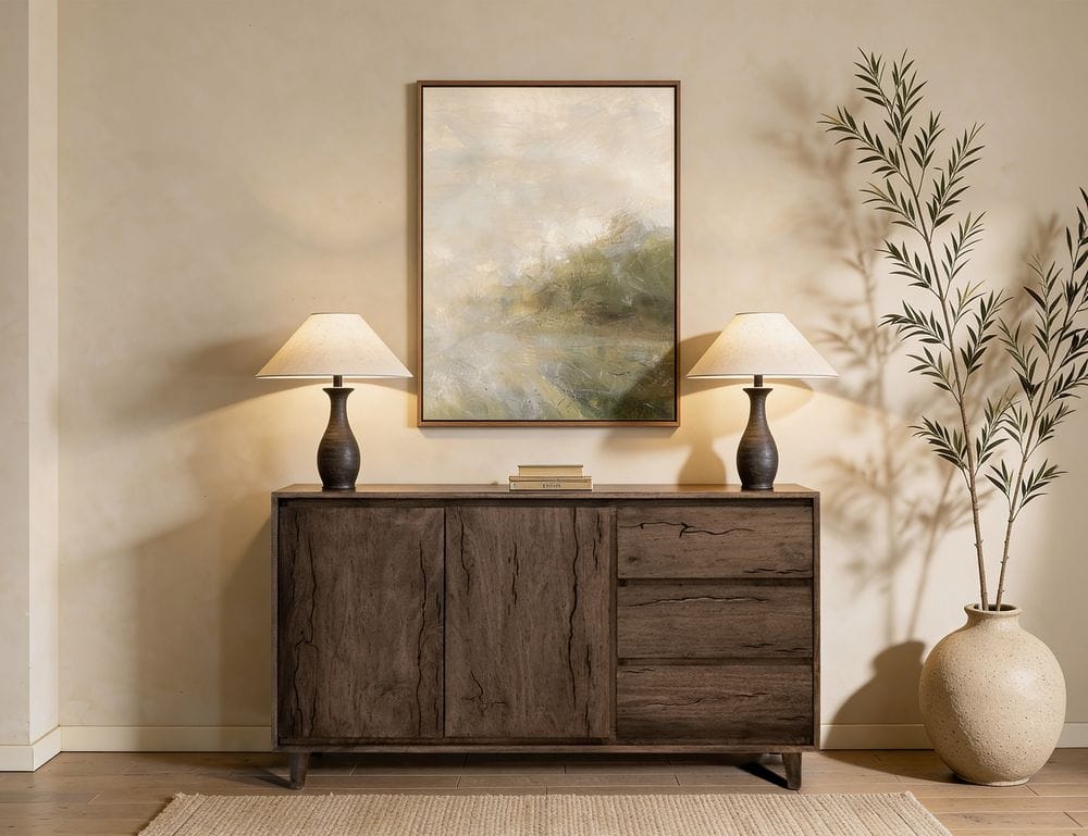 IFD - Savia - 3 Drawer & 2 Door, Console in Brown - IFD7101CNS view 5