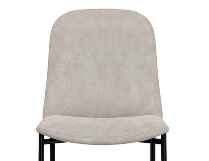 IFD  - Seating  - Wooden Frame & Metal Base, Barstool 24"  - Gray/Black  - IUP803-BST24-210 view 4