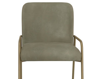 IFD  - Seating  - Wooden Frame & Metal Base, Barstool 24"  - Green/Gold  - IUP800-BST24-232 view 5