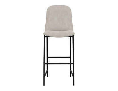 IFD  - Seating  - Wooden Frame & Metal Base, Barstool 30"  - Gray/Black  - IUP803-BST30-210 view 2
