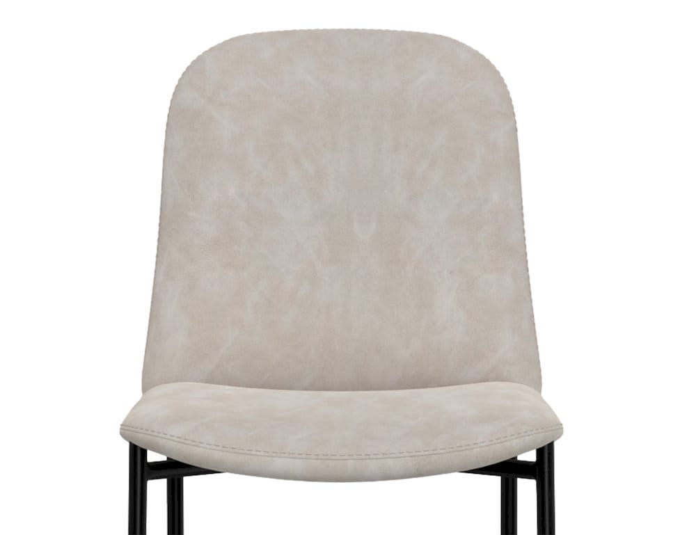 IFD  - Seating  - Wooden Frame & Metal Base, Barstool 30"  - Gray/Black  - IUP803-BST30-210 view 4