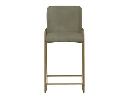 IFD  - Seating  - Wooden Frame & Metal Base, Barstool 30"  - Green/Gold  - IUP800-BST30-232 view 2